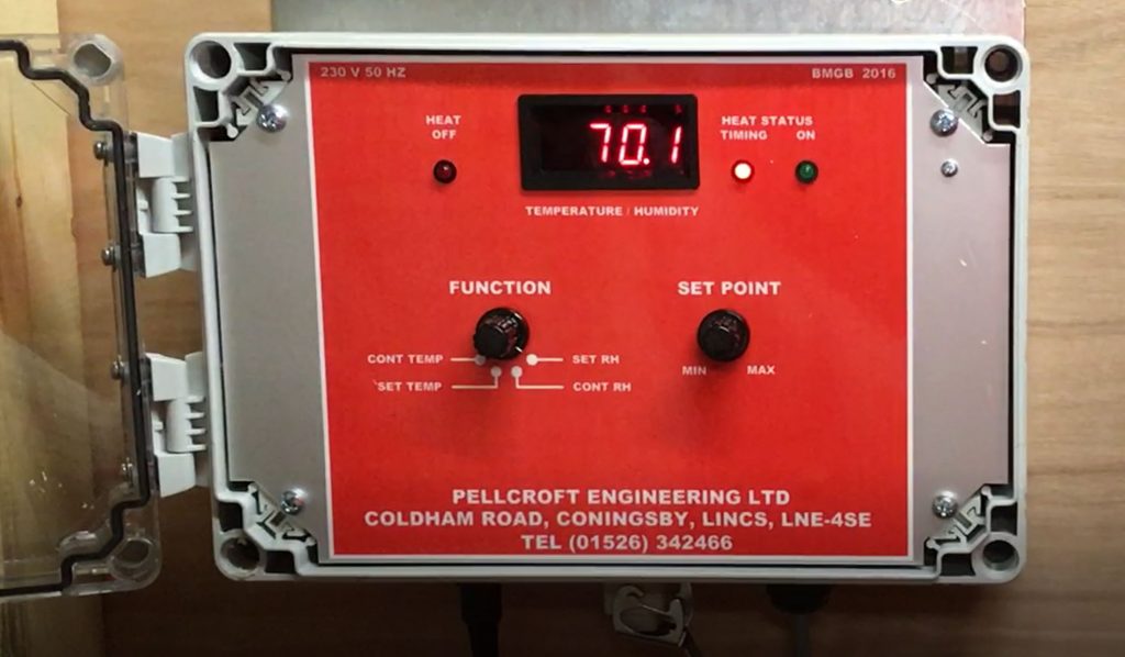 Gas Burner control panel PELLCROFT